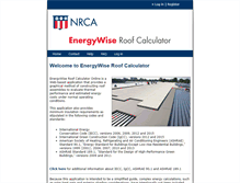 Tablet Screenshot of energywise.nrca.net